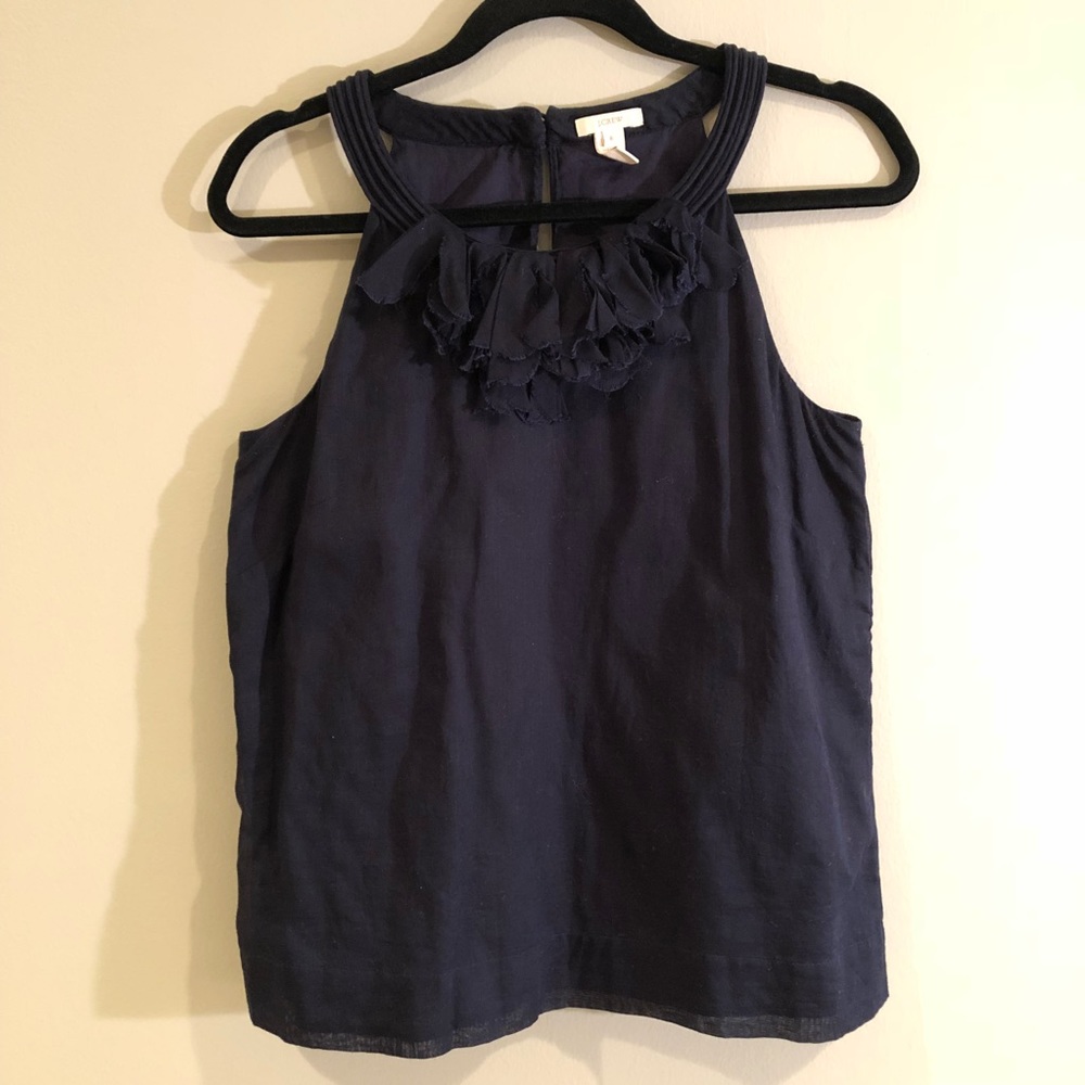 J. Crew // Navy Blouse